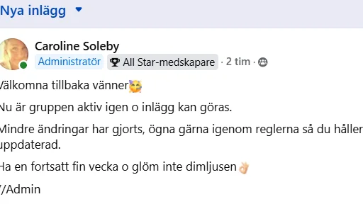 Ett glatt besked mötte många invånare i Trosa kommun på tisdagsförmiddagen. Kommunens mest populära Facebookgrupps aviserade paus blev mycket kortare än väntat.