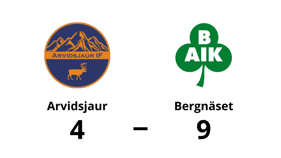Arvidsjaur IF förlorade mot Bergnäsets AIK
