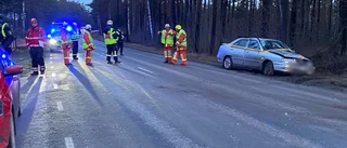 Olycka i Vänge – ska ha väjt för rådjur: ”Har voltat”