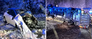 Frontalkrocken – efter taxichaufförens manöver