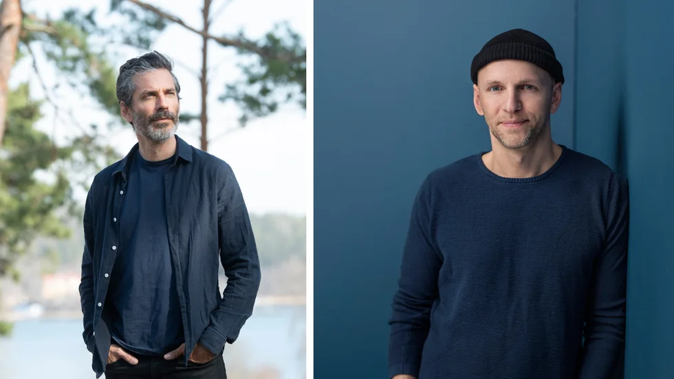 Jens Lapidus och Nicklas Wikström Nicastro driver företaget Strive Stories och ska nu producera IJustWantToBeCools bokserie Skurkarnas skurk