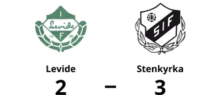 Stenkyrka vann borta mot Levide