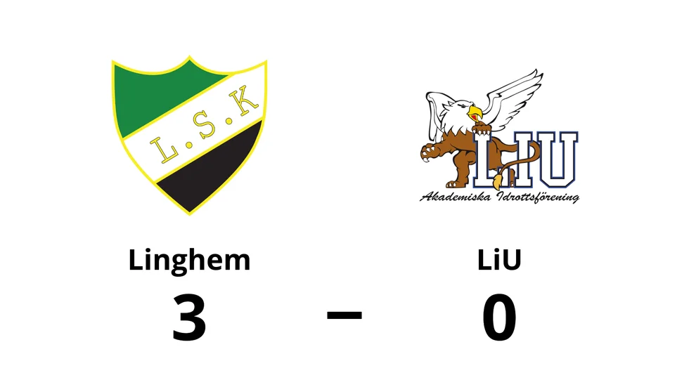 Linghems SK vann mot LiU AIF FK