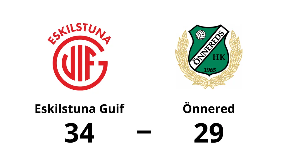 Eskilstuna Guif vann mot Önnereds HK