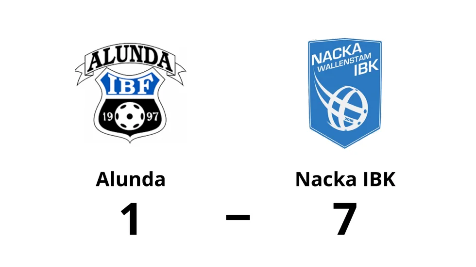 Alunda IBF förlorade mot Nacka IBK