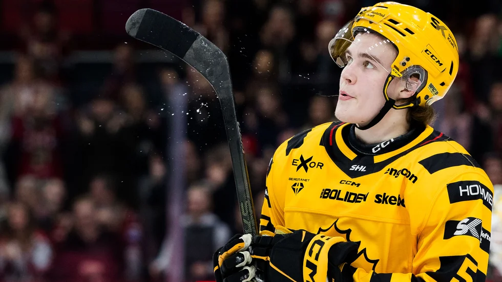 En besviken Axel Sandin Pellikka.

