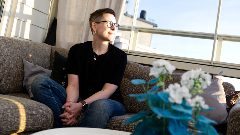 "Att en människa ger celler och en del av sin tid för att ge mig mer tid är så fint och stort att det knappt går att ta in. Donatorn gav mig livet tillbaka, berättar Sandra Grahn