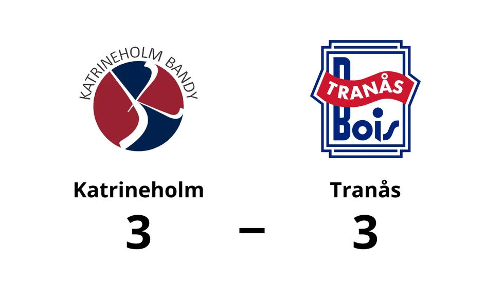 Katrineholm Bandy spelade lika mot Tranås
