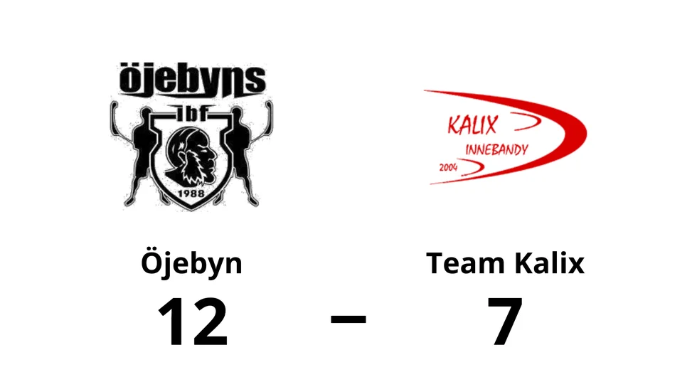 Öjebyns IBF vann mot Team Kalix IBK