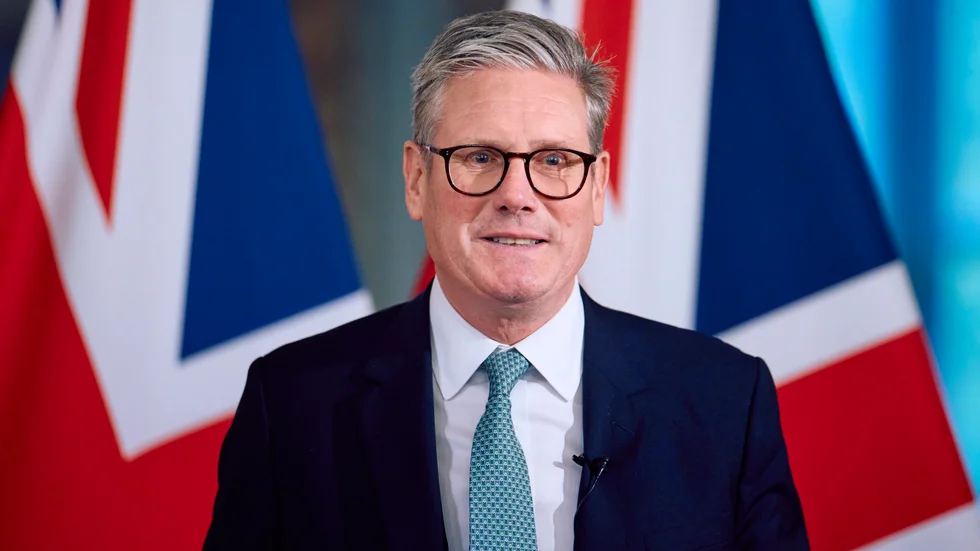 Storbritanniens premiärminister Keir Starmer under onsdagen.