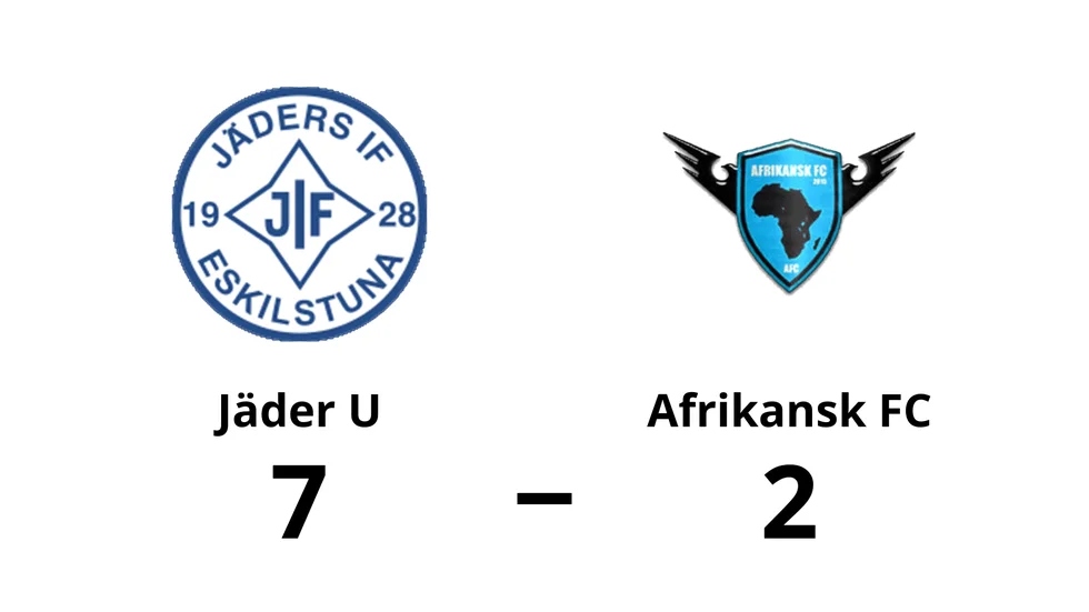 Jäders IF U vann mot Afrikansk FC