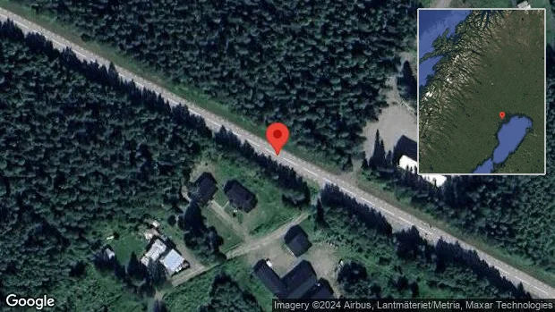 Varnar för hästar på vägen på väg 580