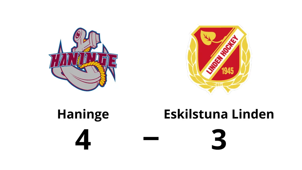 Haninge Anchors IF vann mot Eskilstuna Linden