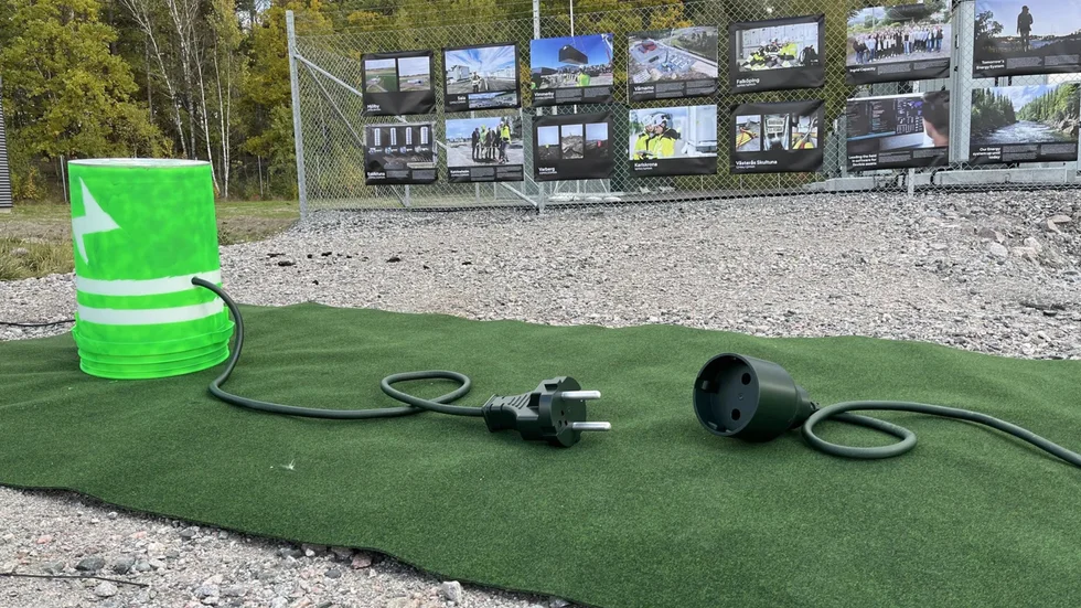 Anläggningen kopplades in på måndagen. Se fler bilder nedan.