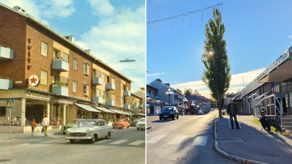 I år firar Älvsbyn 150 år. Mycket har ändrats genom åren. I dag publicerar vi några bilder från förr som du kan jämföra med dagen. Känner du igen dig?