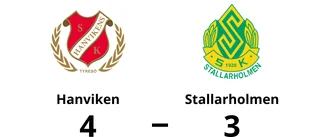 Stallarholmen besegrades på bortaplan av Hanviken