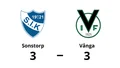 Vånga kryssade borta mot Sonstorp