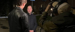 Erik Pelling vid avspärrningarna: "Chockad"