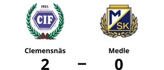 Clemensnäs tog kommandot från start mot Medle