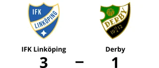 Klar seger för IFK Linköping mot Derby på Skäggetorpsplan
