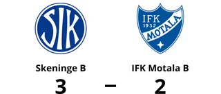 Martinsson Blixt mål räckte inte när IFK Motala B föll