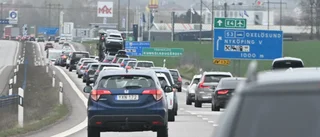 Trafikkaos och köer på E4     