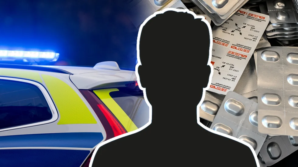 Mannen döms för innehav av 99 tabletter buprenorfin, vilket är den aktiva substansen i Subutex. Bilderna i kollaget har ingenting med händelsen att göra.