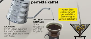 Hemligheten bakom perfekt kaffe – vattenstrålen