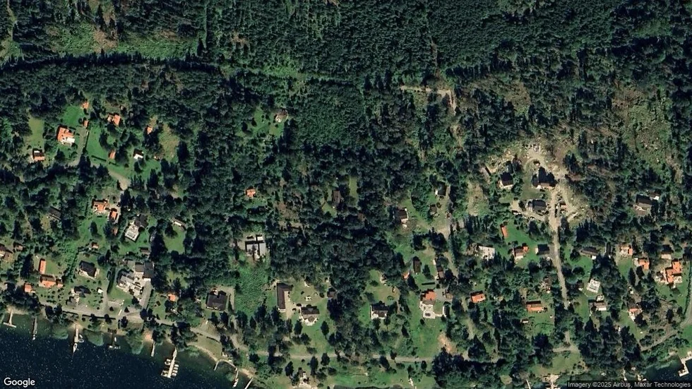 Området kring Södra Strandvägen 57