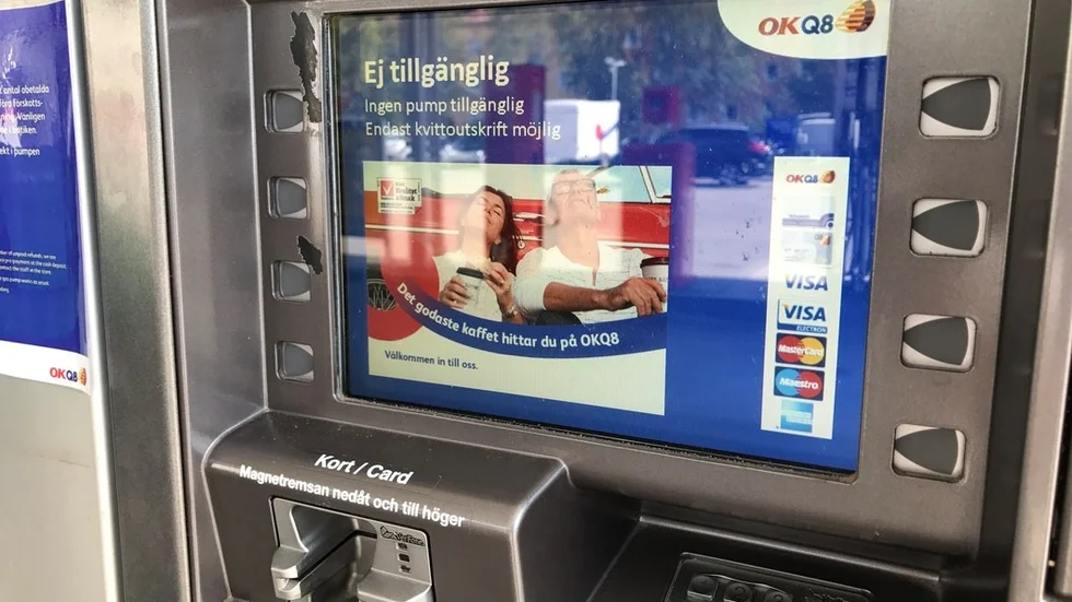 Felen ska nu vara fixade på OKQ8-macken på Västergatan i Eskilstuna.