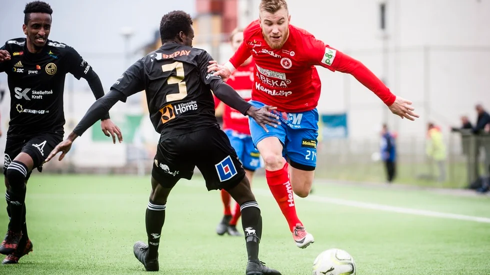 Oscar Karlsson i Nyköpings BIS känner att alla i laget är motiverade och sugna på matchen mot Assyriska FF.