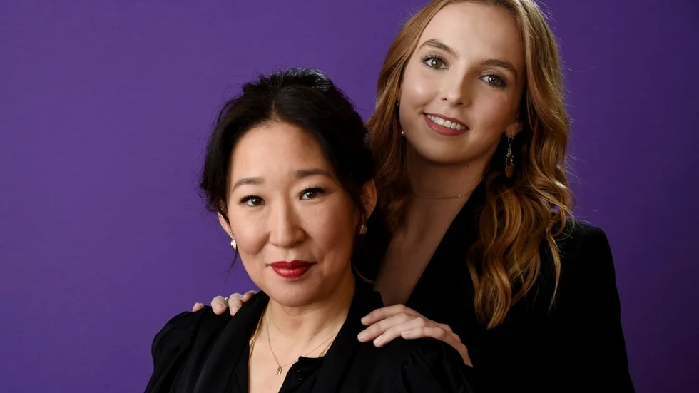 Sandra Oh och Jodie Comer spelar huvudrollerna i serien "Killing Eve".