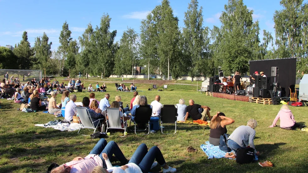 Så här såg det ut under första upplagan av Skurholmsfestivalen.
