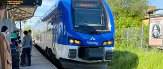 Krismöte om tågtrafiken • Pendlarnas förslag ✓ Minska antalet avgångar ✓ Ta bort ett bolag