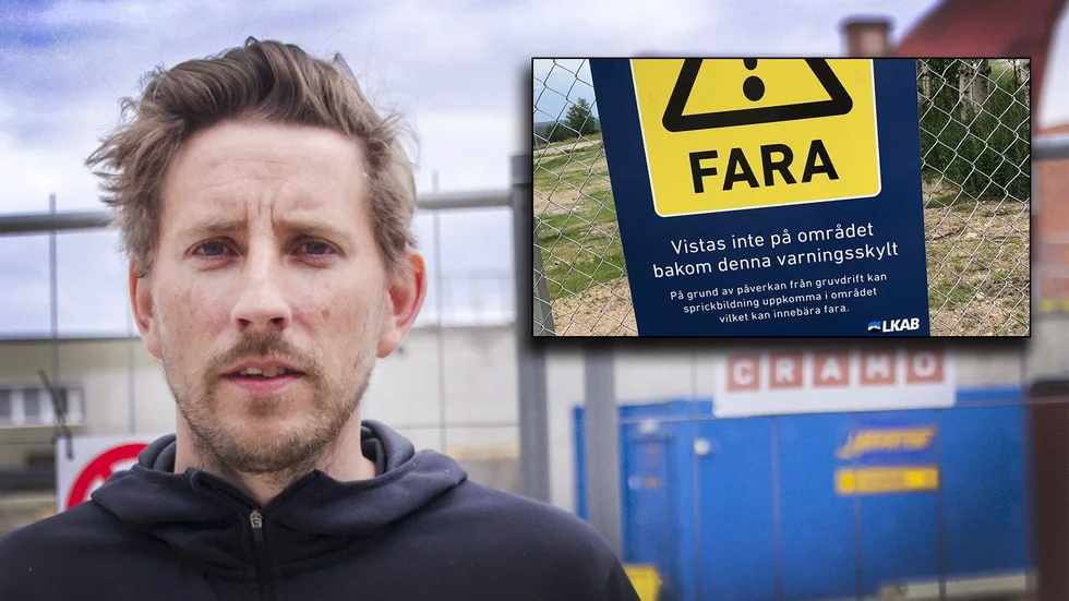 Henrik Ölvebo är kritiskt till hur LKAB agerat angående området Malmberget Östra. 