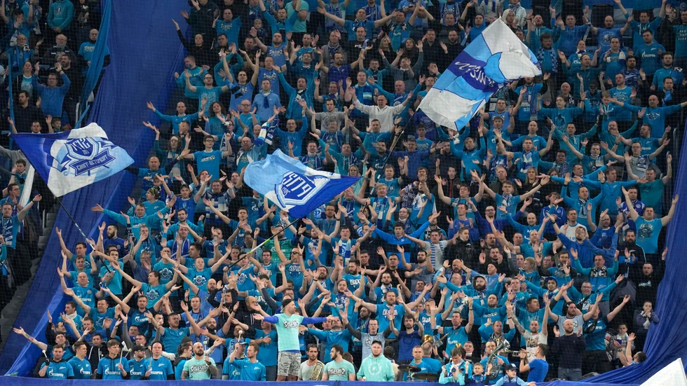 Fans till Zenit S:t Petersburg. Arkivbild.