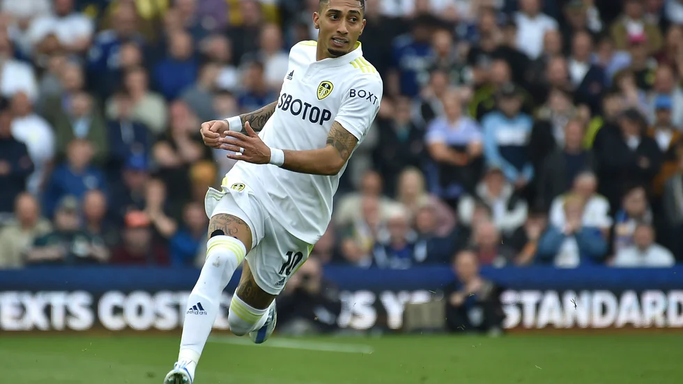 Raphinha byter Premier League mot La Liga. Arkivbild.