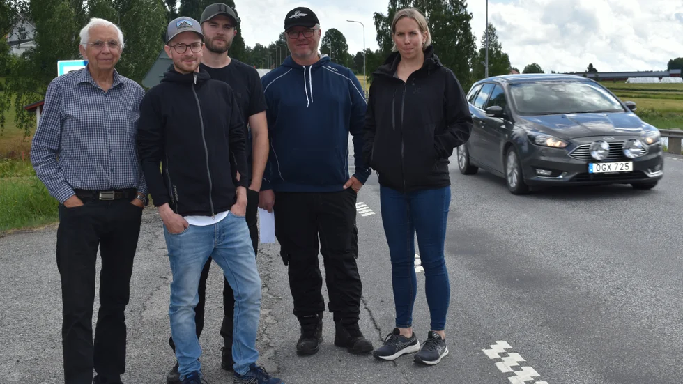 Engagerade bybor i Bodbysund som vill ha fartkameror i byn för att hastigheten ska hållas.