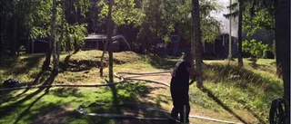 Larm om husbrand i Näshulta