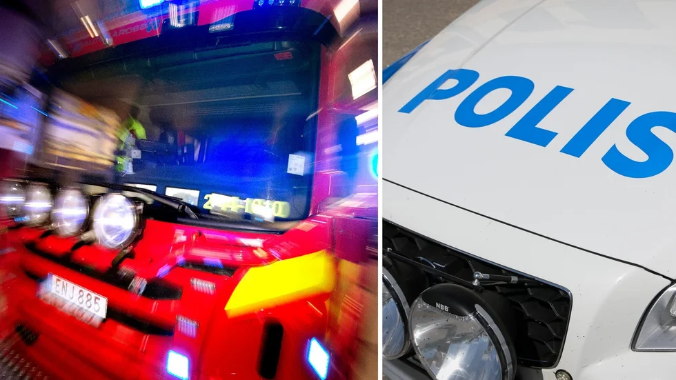 Polis och räddningstjänst arbetade med olyckan på E18 nära Enköping.