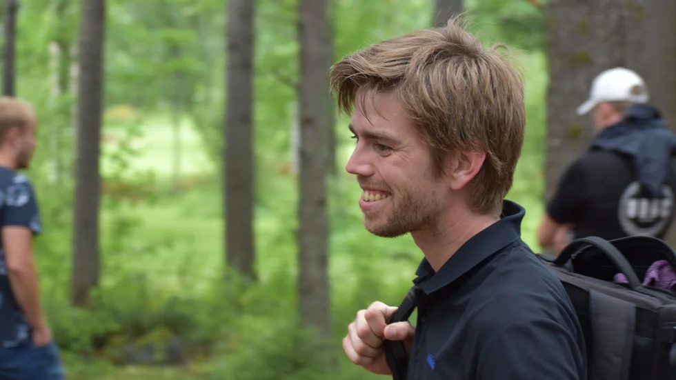 Mellan besvikelserna kunde Robert Lindberg ändå bjuda på ett par leenden.