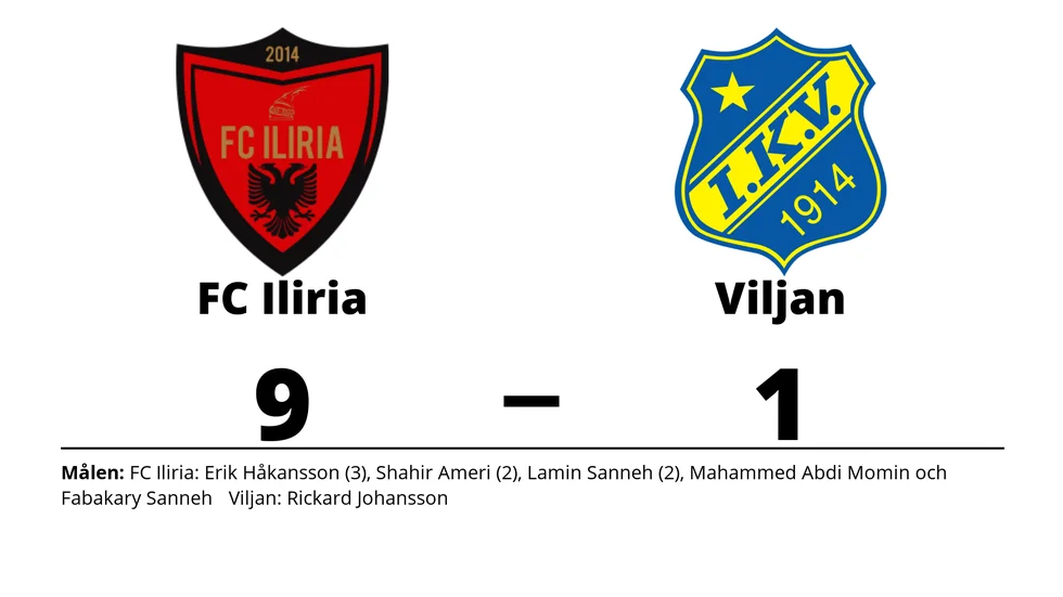 FC Nacka Iliria vann mot IK Viljan Strängnäs
