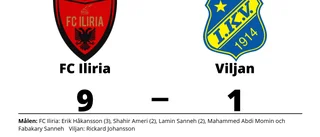 Viljan utklassat av FC Iliria borta