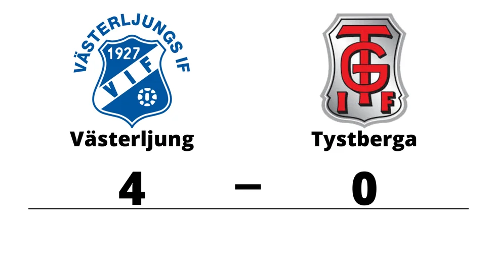Västerljungs IF vann mot Tystberga GoIF