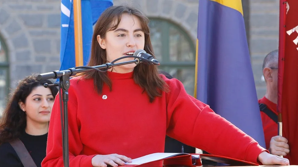 Josefine Helleday, ordförande för SSU:s Sörmlandsdistrikt.