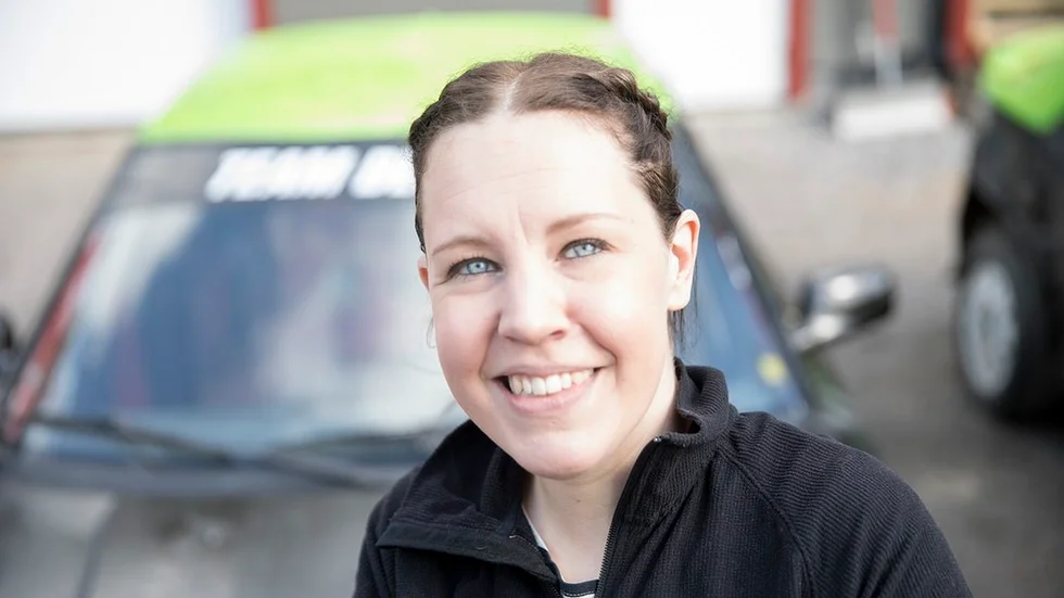 Sara Bergeås var laddad inför chansen att få möta maken Johan på lördagen. Foto: Roger Culmsee