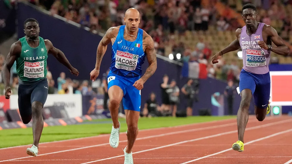 Marcell Jacobs vann EM-guld på 100 meter. Nu är drömmen om dubbla sprintguld över.