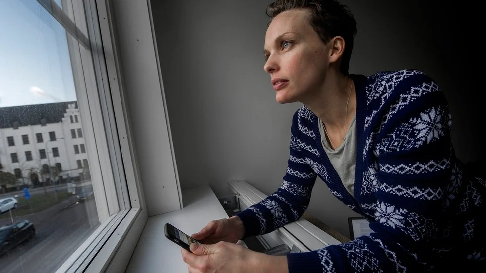 SN:s nyhetschef Janna Holmqvist, som även är chef för sociala medier i Sörmlands Media-koncernen.