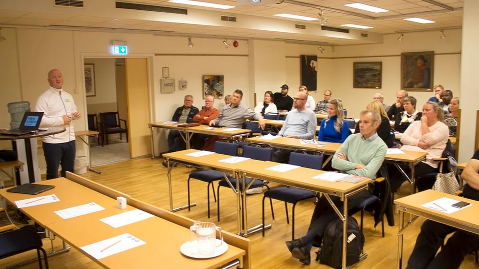 Johannes Hedlund från Eskilstuna berättade om hur Fritidsbanken fungerar i hans kommun och det var något som de flesta tyckte var mycket intressant. Foto: Ronny Falck
