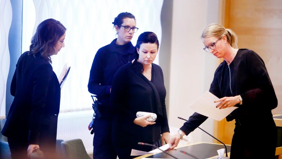 Johanna Möller under en tidigare rättegångsdag.